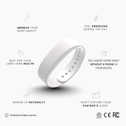 100% Wake-Up Alarm - White