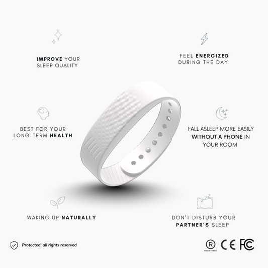 100% Wake-Up Alarm - White