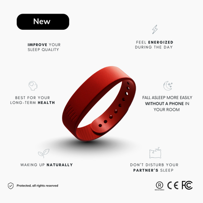 100% Wake-Up Alarm - Red